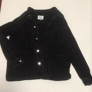 No1 Black Denim Jacket